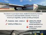 Sklady spoločnosti Skladové priestory Zvolen na prenájom