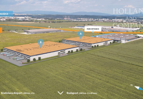 Vyrobno skladová hala - od 2000 m2 v Košiciach