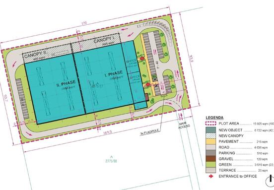 Sklad na prenájom 6 722 m² - Bernolákovo | Industrial park Bernolákovo