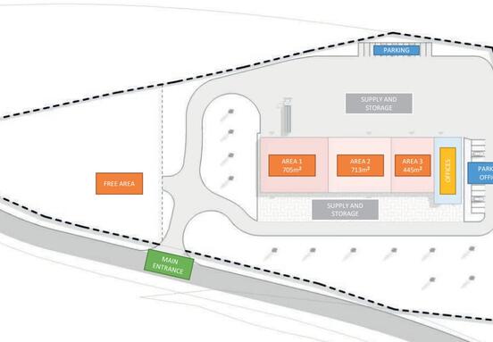 Sklad na prenájom 713 m² - Teplička nad Váhom | Industrial park Teplička nad Váhom