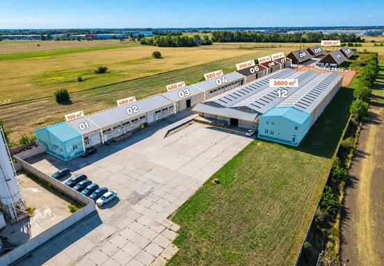 Výrobné a skladové haly Dunajská Streda: od 300 do 3 800 m², voľné ihneď