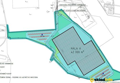Sklady spoločnosti Sklad na prenájom 40 000 m² - Sučany | Industrial park Sučany na prenájom