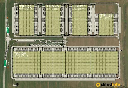 Sklady spoločnosti Sklad na prenájom 29 125 m² - Trnava | Industrial park Trnava na prenájom